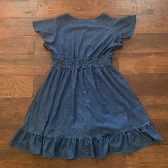Lane Bryant Denim Dress Size 18 - Picture 7 of 8
